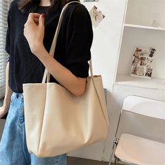 Women Casual Tote Shoulder Handbag Lady Leather Shopping Bag