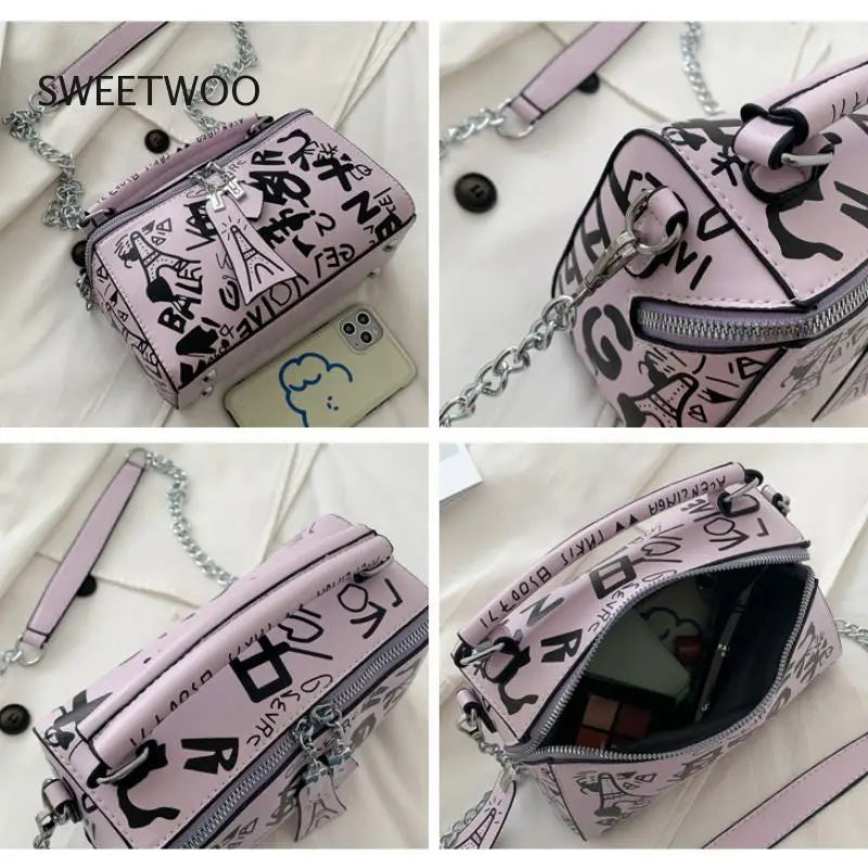 Women Geometric Patterns Crossbody Bag Handbag For Ladies