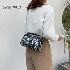 Women Geometric Patterns Crossbody Bag Handbag For Ladies