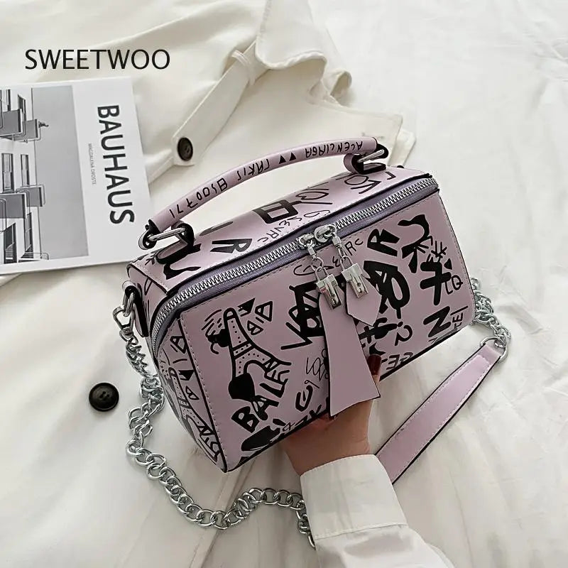 Women Geometric Patterns Crossbody Bag Handbag For Ladies