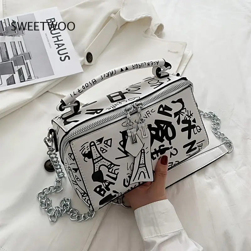 Women Geometric Patterns Crossbody Bag Handbag For Ladies