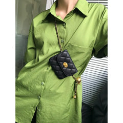 Women Mini Waist Chain Belt Bag Crossbody Casual Band
