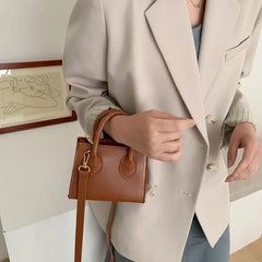 Pu Leather Shoulder Bag for Women Crossbody Tote Messenger Handbag