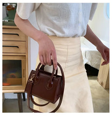 Pu Leather Shoulder Bag for Women Crossbody Tote Messenger Handbag