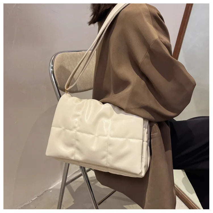 Women Vintage Shoulder Tote Bag Pu Leather Handbag Crossbody Messenger