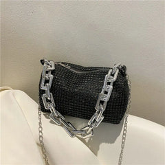 Women Diamonds Bags Rhinestone Handbag Shoulder Bag Purse Shining Crossbody Bag