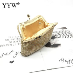 Rhinestone Femme Bags Over Shoulder Silver Bag Sac A Main