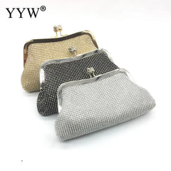 Rhinestone Femme Bags Over Shoulder Silver Bag Sac A Main