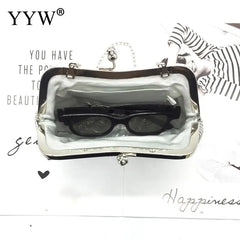 Rhinestone Femme Bags Over Shoulder Silver Bag Sac A Main