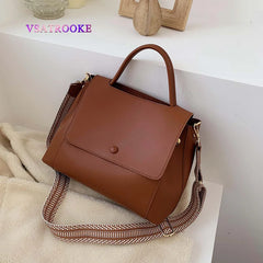 Women Shoulder Bag PU Leather Large Capacity Vintage Handbag