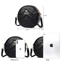 Women Small PU Leather Handbags Purses Solid Shoulder Crossbody Messenger Bags
