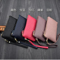 Women Makeup Bag Portable Leather Clutch Beauty Toiletry Pouch Neceser