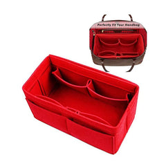 Makeup Organizer/Felt Cloth Insert Bag for Handbag Travel Cosmetic Bag