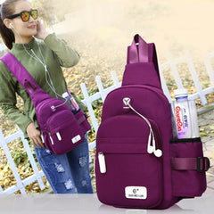 Oxford Crossbody Bags Chest Pack Short Trip Messengers Chest Bag Shoulder Bag