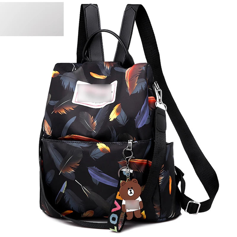 Women Men Backpacks Anti-Theft School Travel Waterproof Satchel Shoulder Bag