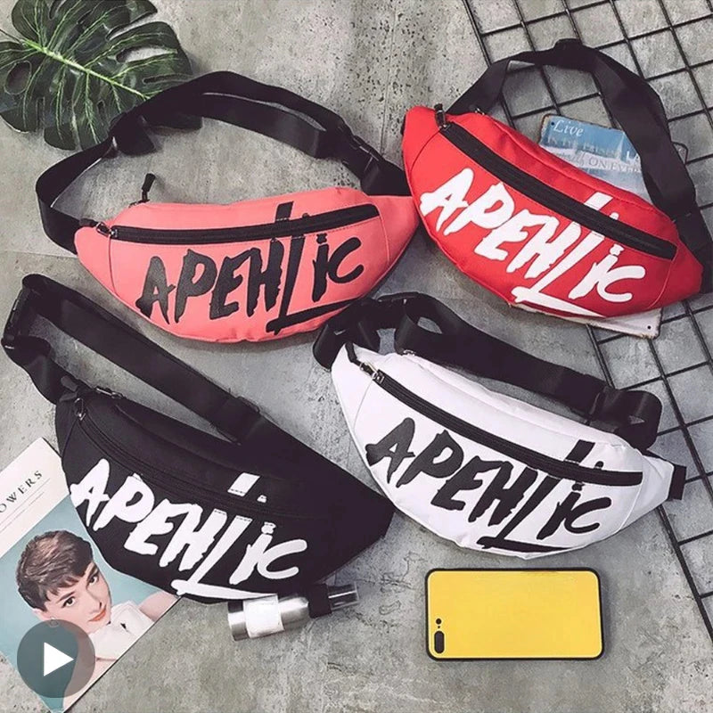 Waist Fanny Pack Female Male Belt Bum Hip Belly Shoulder Crossbody Bag