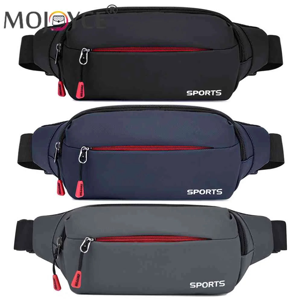 Waterproof Fanny Pack Zipper Pocket Adjustable Belt for Outdoor Sports