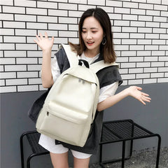 Canvas Backpack College Student School Backpack Bags for Teenagers