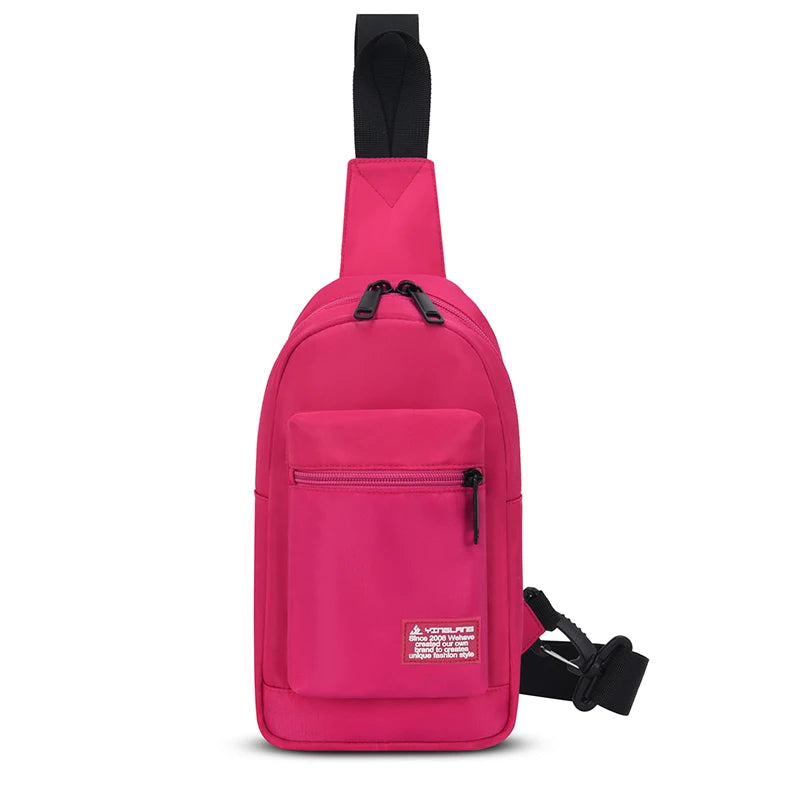 Women Men Casual Small Backpack Girls Chest Bag Female Crossbody