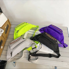 Nylon Chest Bag Crossbody Waist Phone Sack Sport Fanny Pack