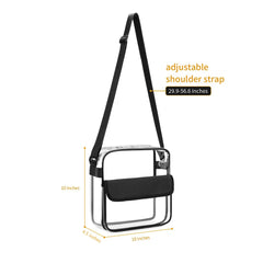 Clear Shoulder Bag PVC Transparent Crossbody Bags