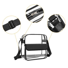 Clear Shoulder Bag PVC Transparent Crossbody Bags