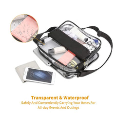 Clear Shoulder Bag PVC Transparent Crossbody Bags