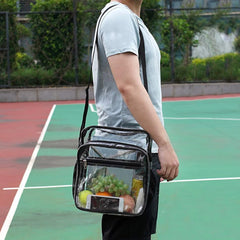 Waterproof Crossbody Bag Large Capacity Phone Storage Zipper Closure