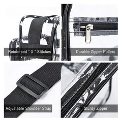 Waterproof Crossbody Bag Large Capacity Phone Storage Zipper Closure