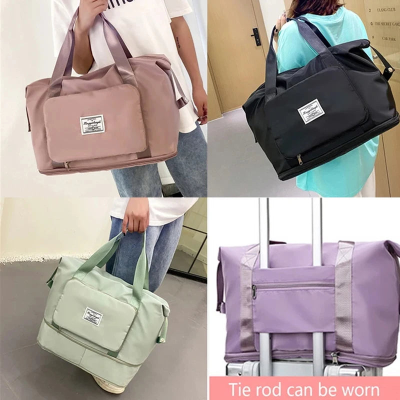 Waterproof Foldable Travel Bag Large Capacity Duffle Shoulder Bag
