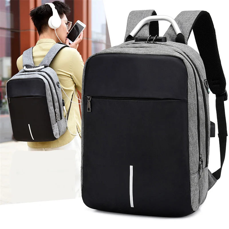 Canvas Backpack College Student School Bags For Teens