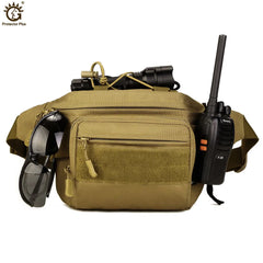 Military Tactics Waist Pack Bag Waterproof Nylon Waist Bag Fanny Pack S46