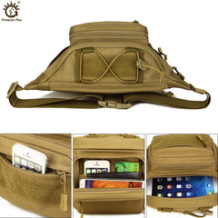 Military Tactics Waist Pack Bag Waterproof Nylon Waist Bag Fanny Pack S46