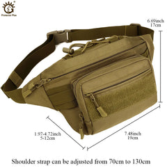 Military Tactics Waist Pack Bag Waterproof Nylon Waist Bag Fanny Pack S46