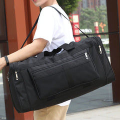 Nylon Travel Duffel Bag - Carry On Luggage - Men Tote