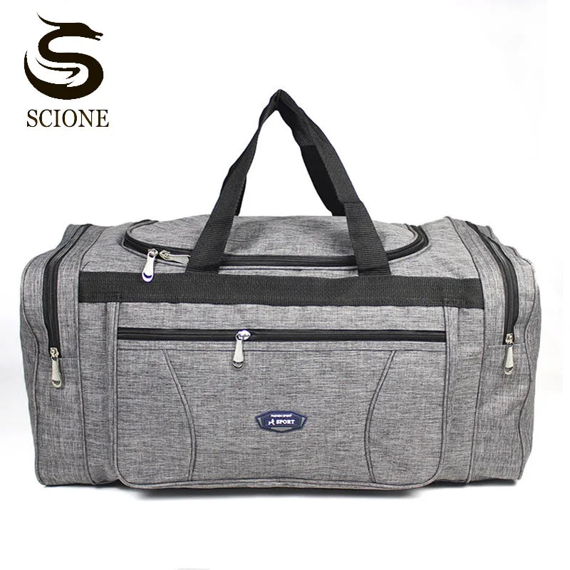 Oxford Travel Duffel Bag Men Tote Large Capacity Weekender Holdall Gym Sport Bag