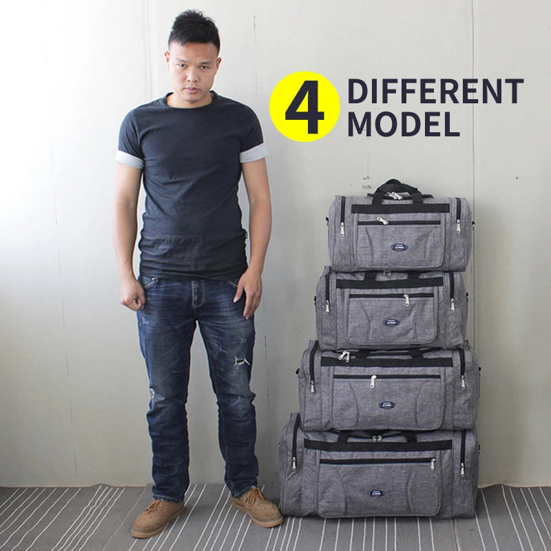 Oxford Travel Duffel Bag Men Tote Large Capacity Weekender Holdall Gym Sport Bag