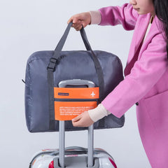 Portable Travel Bags Folding Hand Luggage Bag Cotton Quilt Clothing