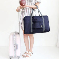 Portable Travel Bags Folding Hand Luggage Bag Cotton Quilt Clothing