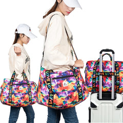 Portable Travel Bags Folding Hand Luggage Bag Cotton Quilt Clothing Storage
