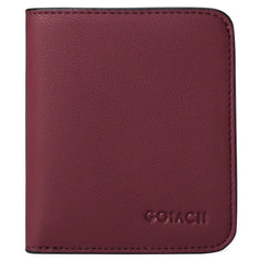 RFID Blocking Leather Bifold Zipper Wallet with ID Window