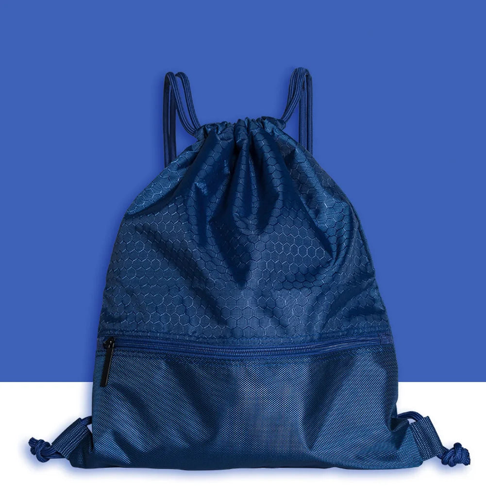 Outdoor Sports Backpack Large Capacity Drawstring Lock Nylon
