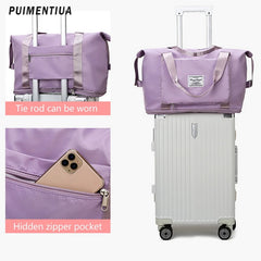 Women Men Sports Gym Bag Travel Duffle Bag Tote Handbag Multifunction