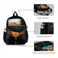 Rapper Hip Hop School Bags for Women Men Teens Laptop Travel