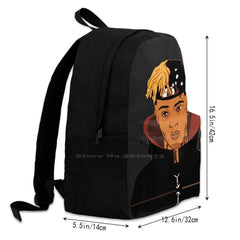 Rapper Hip Hop School Bags for Women Men Teens Laptop Travel