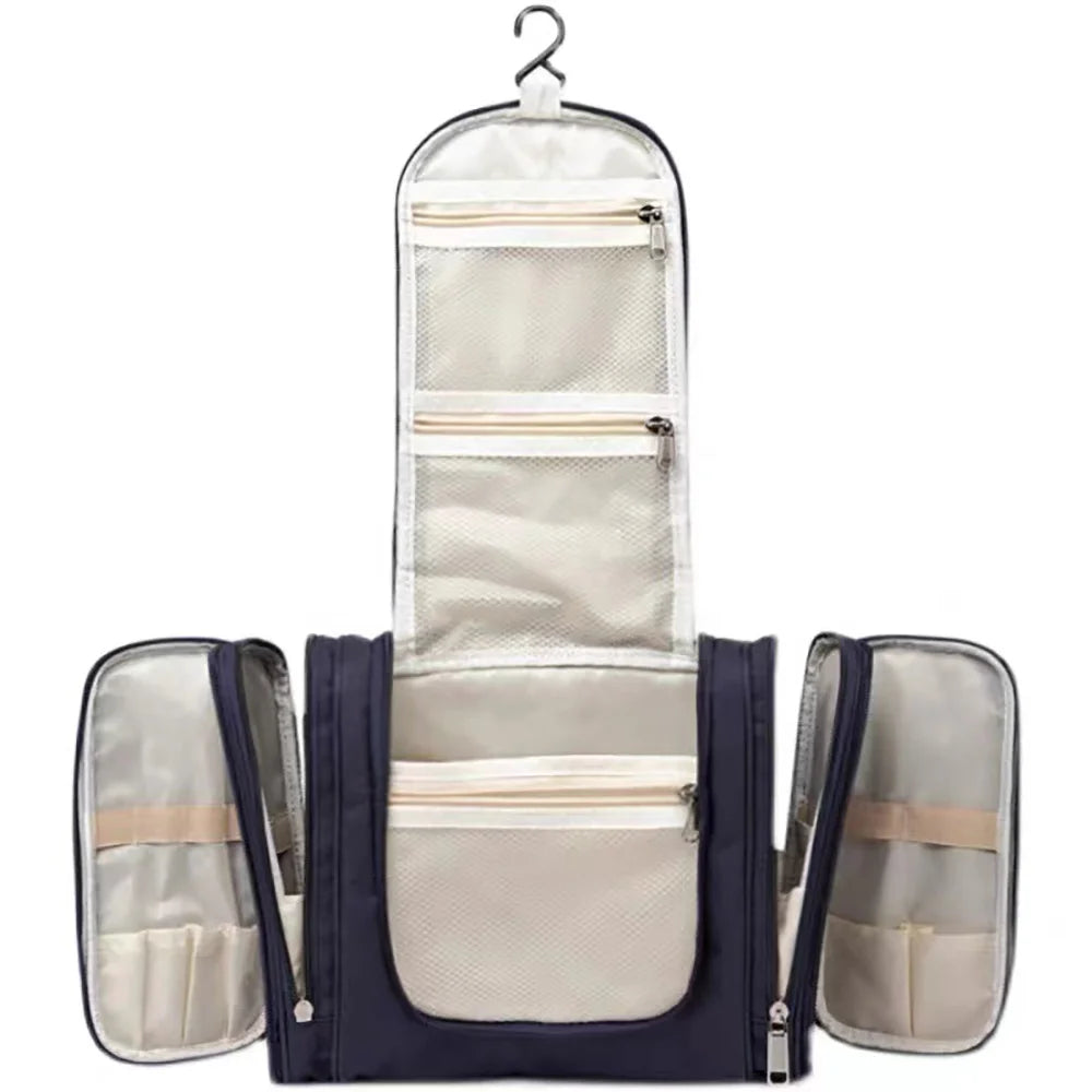 Travel Cosmetic Bag Hanging Makeup Pouch Large Toiletry Organizador