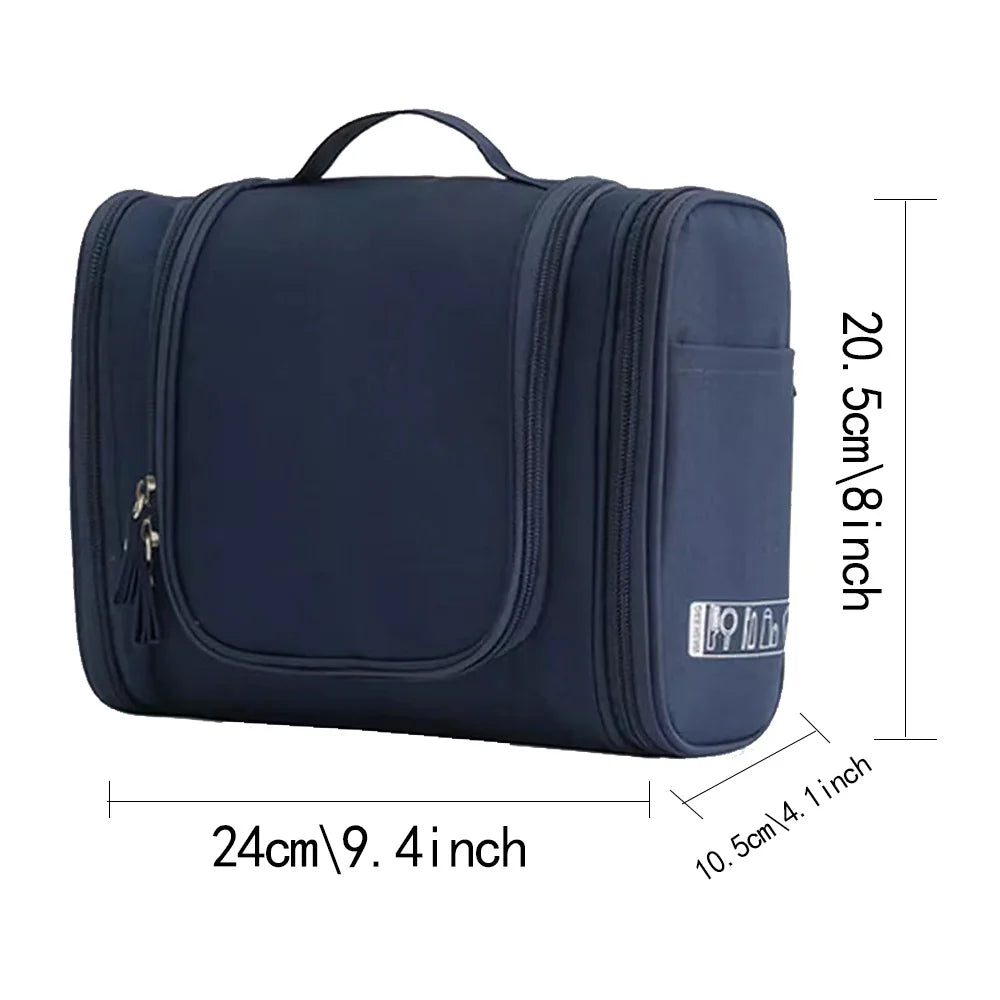 Travel Cosmetic Bag Hanging Makeup Pouch Large Toiletry Organizador