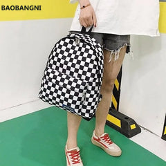 Lattice Backpack for Women Men Unisex