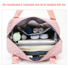 Vintage Fitness Shoulder Bag Large Capacity Exercise Pouch