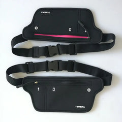 Colorful Unisex Waist Bag Waterproof Zipper Pouch